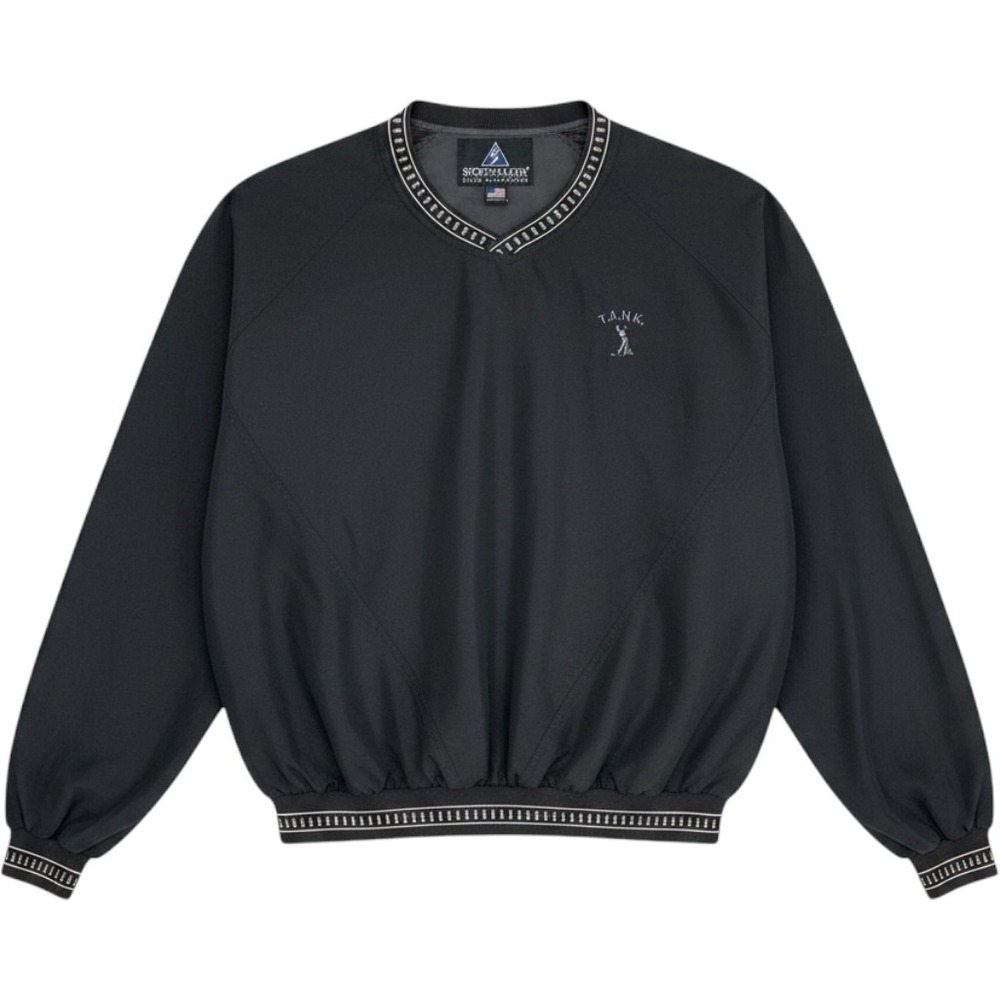Vintage Sportsmaster Men's Black Golf Windbreaker XL pullover light golf jacket